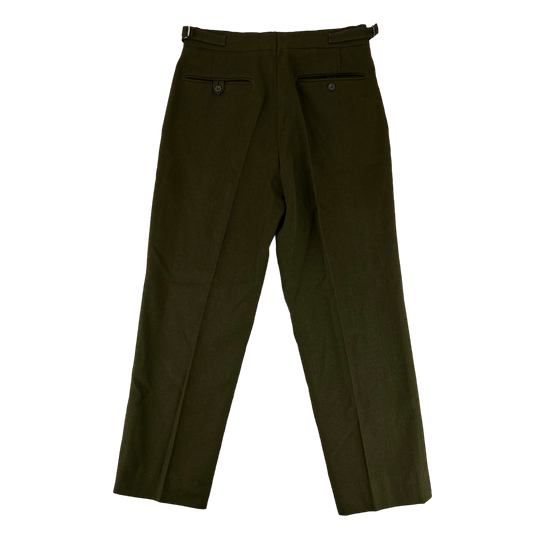 British Army Old Pattern No. 2 Khaki Green Dress Trousers - W32 L29