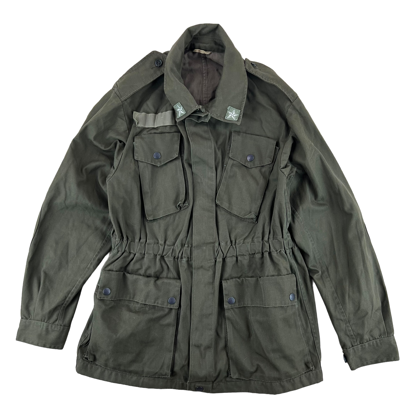 Italian Army Olive Drab Roma 75 Safari Jacket - Medium