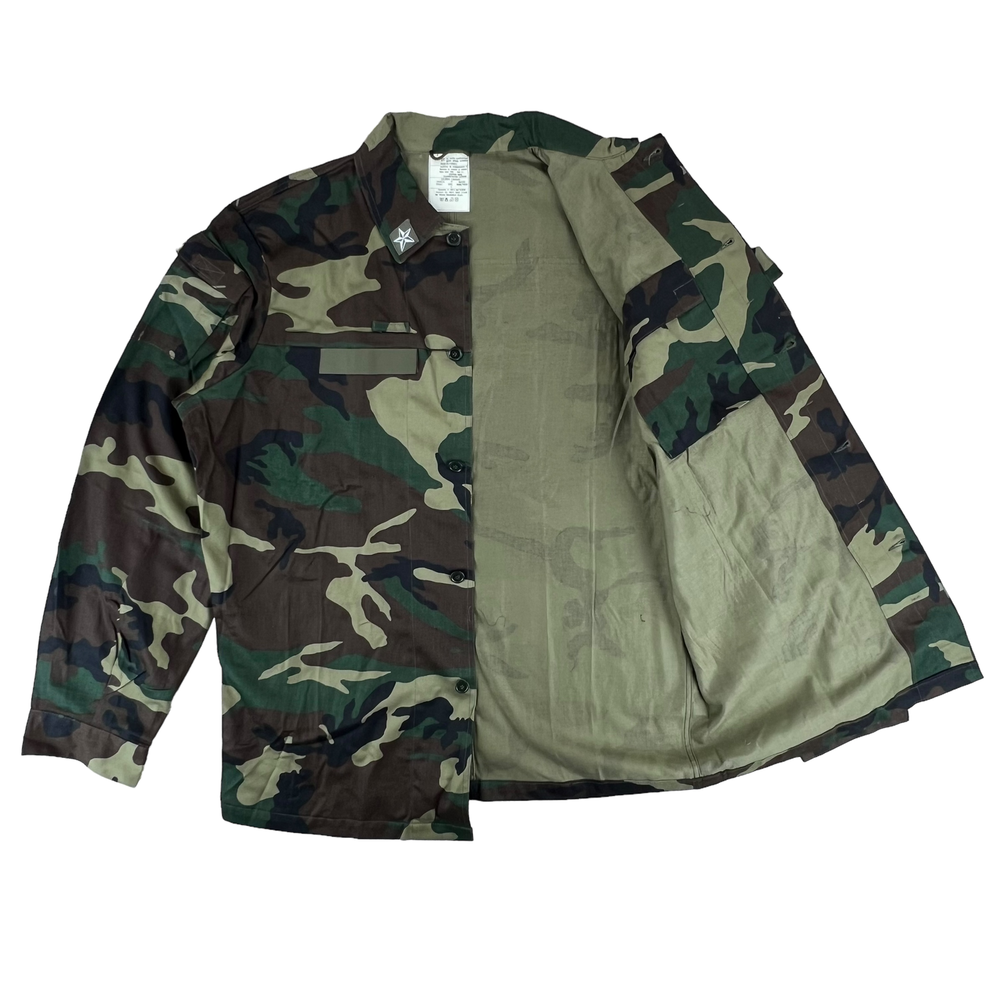 Italian Army Roma 90 Woodland Camouflage Combat Jacket - XX Large