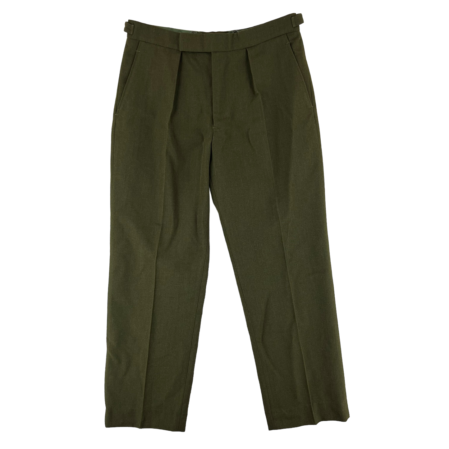 British Army Old Pattern No. 2 Khaki Green Dress Trousers - W33 L29.5