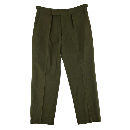 British Army Old Pattern No. 2 Khaki Green Dress Trousers - W33 L29.5