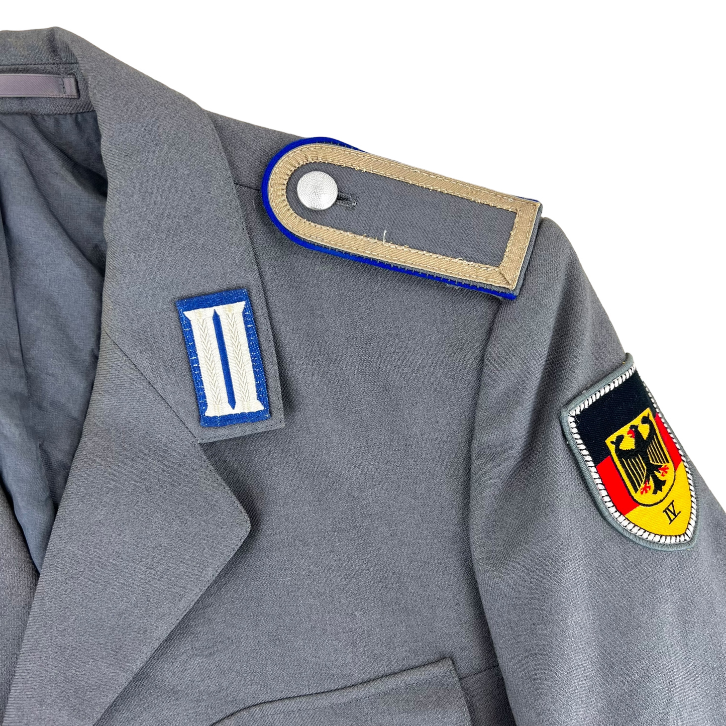 German Army Grey Dress Jacket Logistics Corps Uniform - Medium 186/96