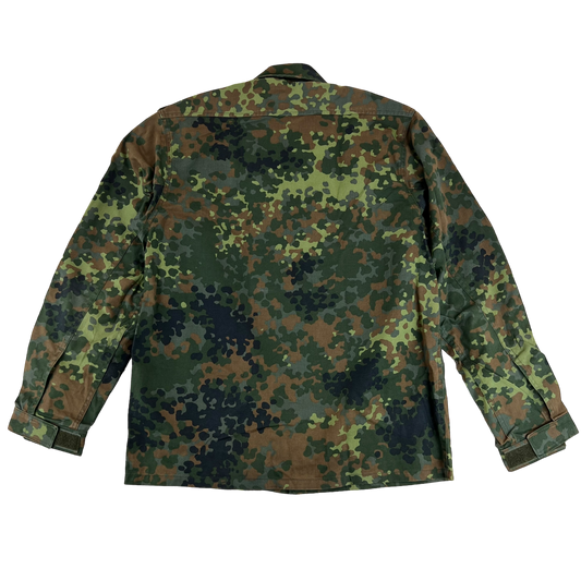 German Army Flecktarn Camouflage Long Sleeve Field Shirt - Medium GrNr 1