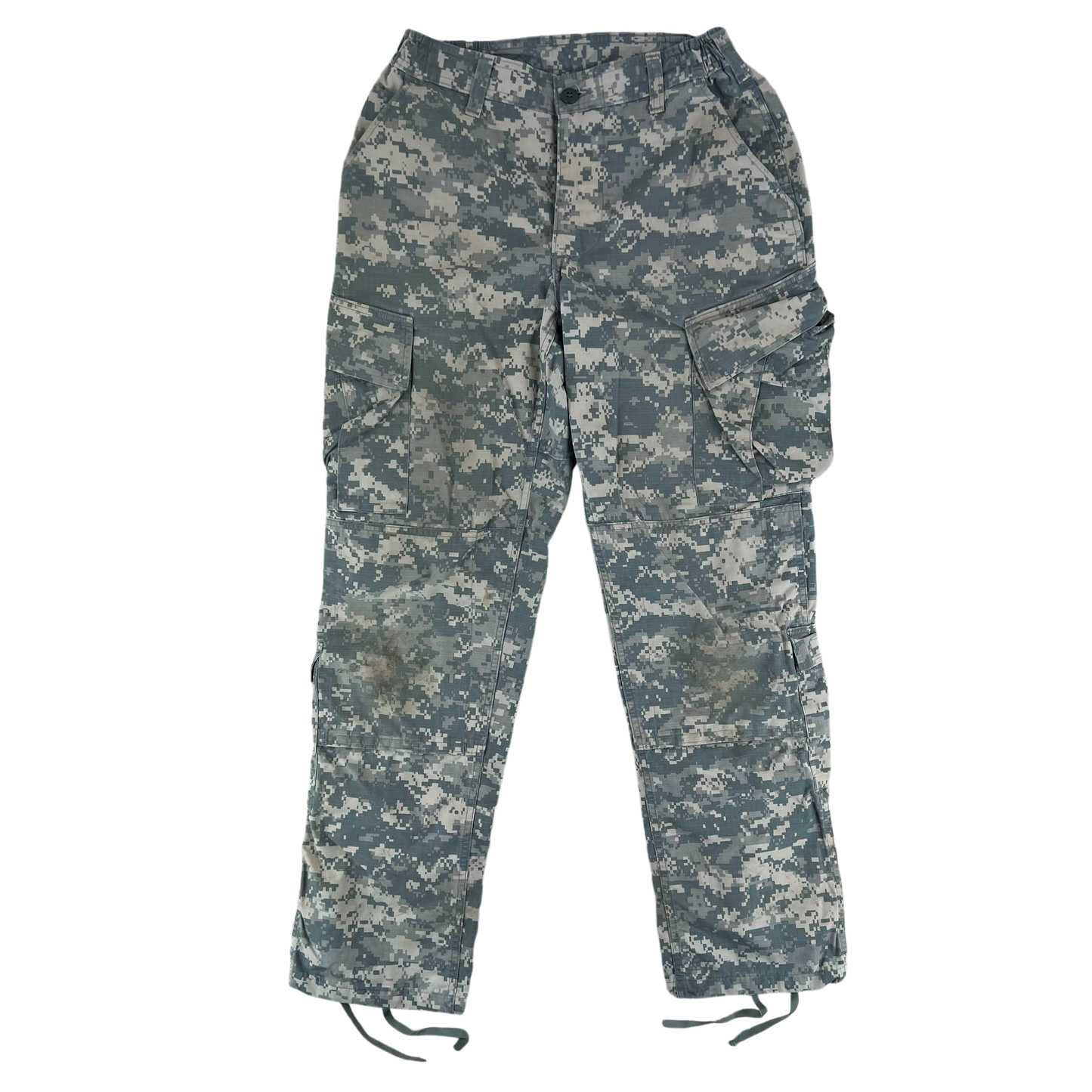 US Army UCP Pixel Camo ACU BDU Ripstop Combat Trousers - W31 L31.5