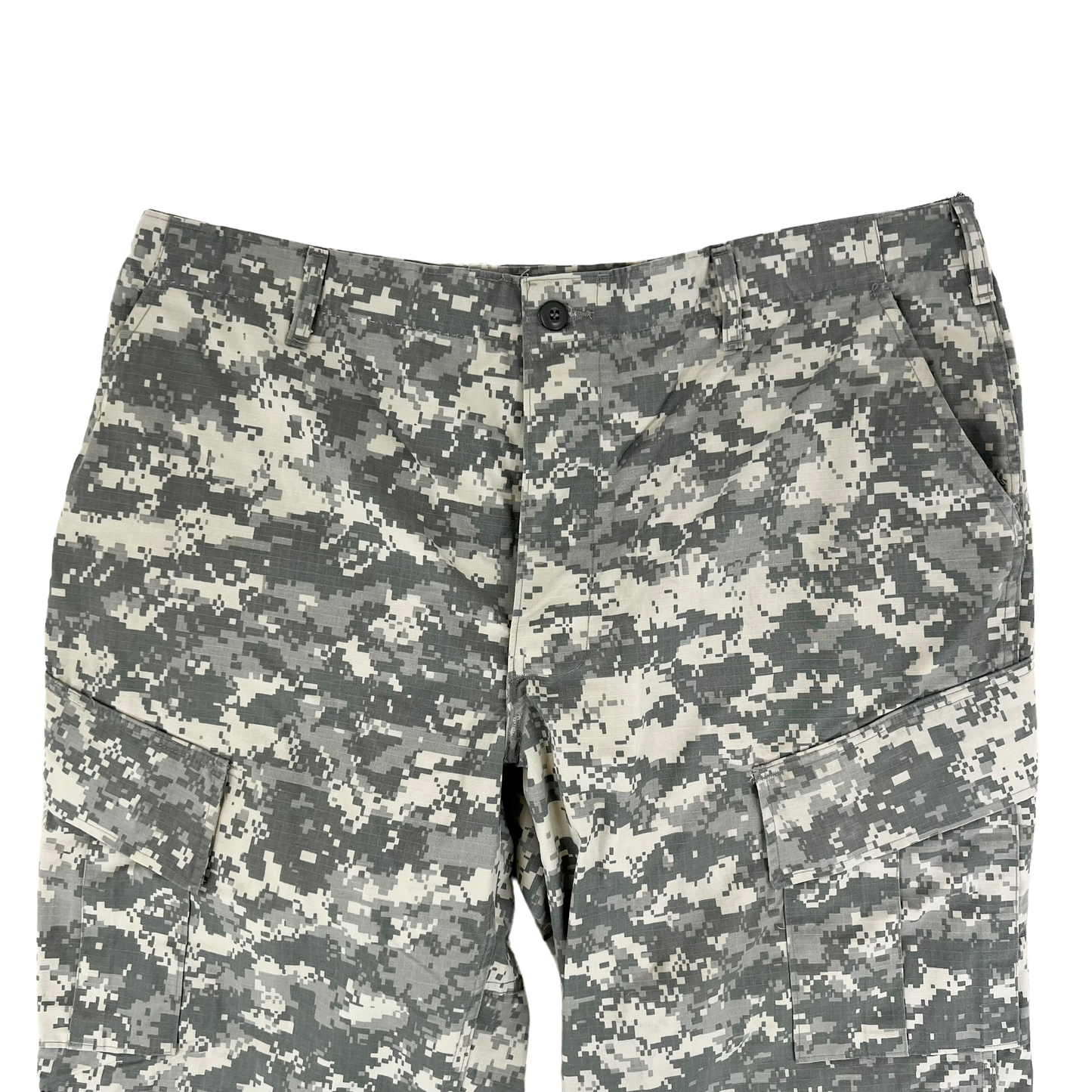 US Army UCP Pixel Camo ACU BDU Ripstop Combat Trousers - W42 L33.5