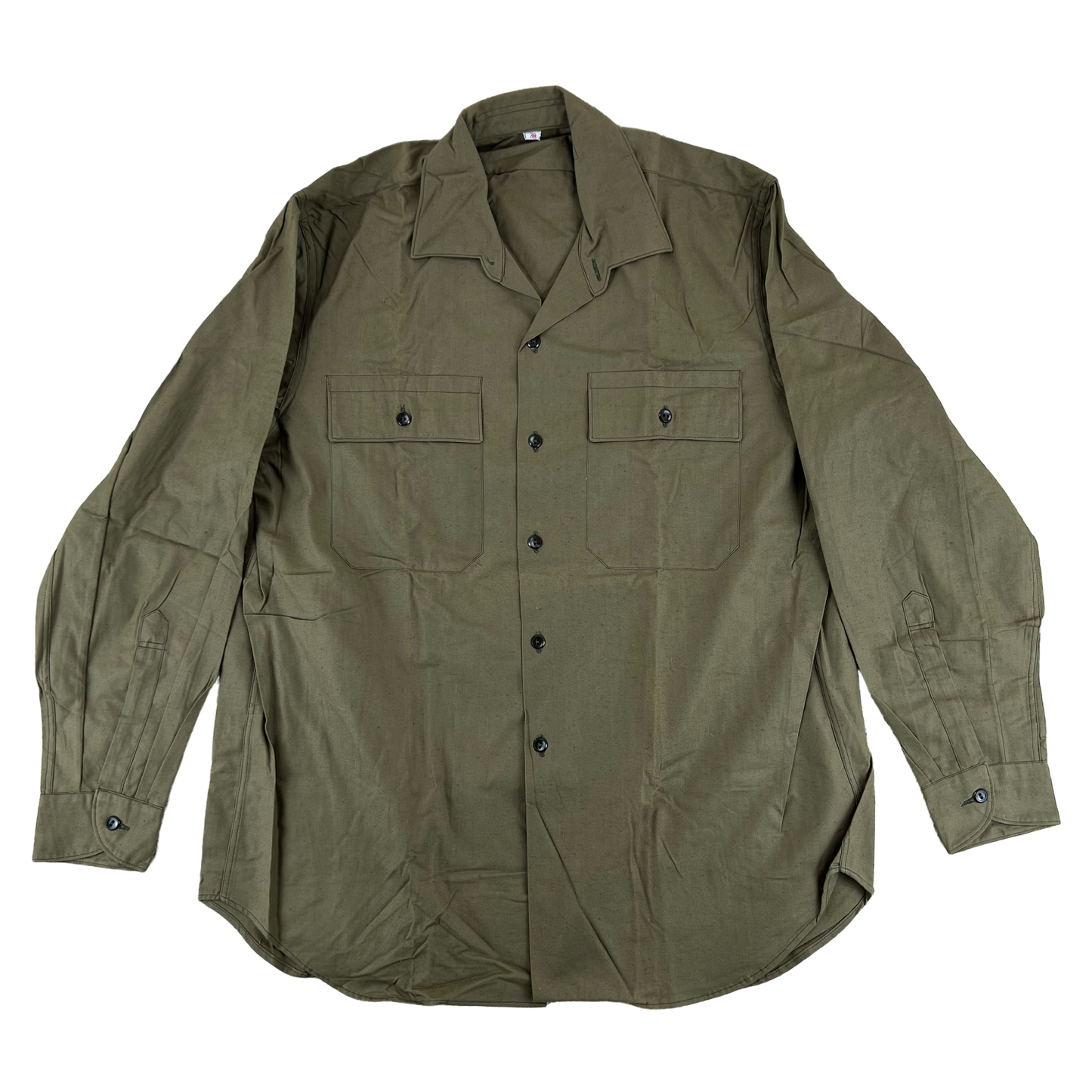 Czechoslovak Army Olive Brown Khaki M21 Field Shirt - Medium