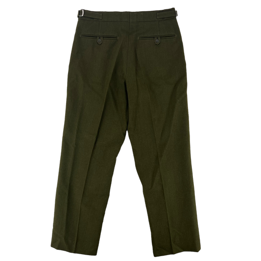 British Army Old Pattern No. 2 Khaki Green Dress Trousers - W31 L29.5