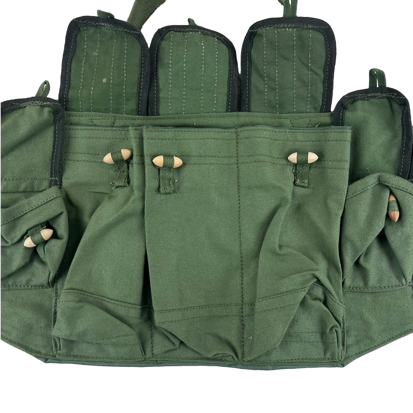 Chinese Army PLA Type 81 AK Bandolier Olive Green Nam Era Chest Rig