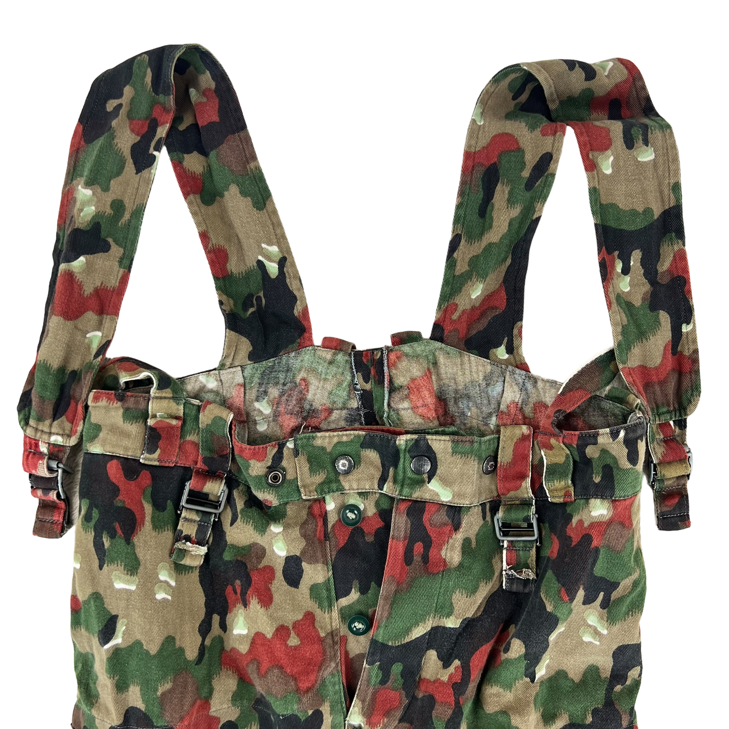 Swiss Army TAZ83 Alpenflage Camouflage Combat Trousers / Overalls W37 L28.5