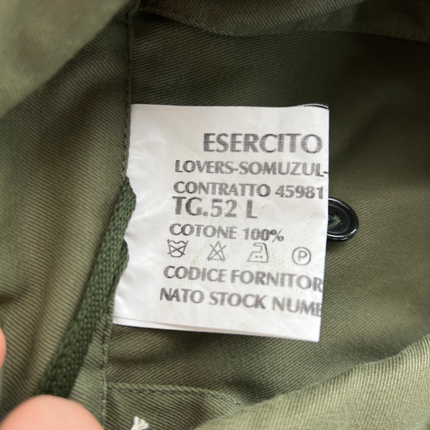 Italian Army Roma 75 Olive Green Drab Parka - X Large