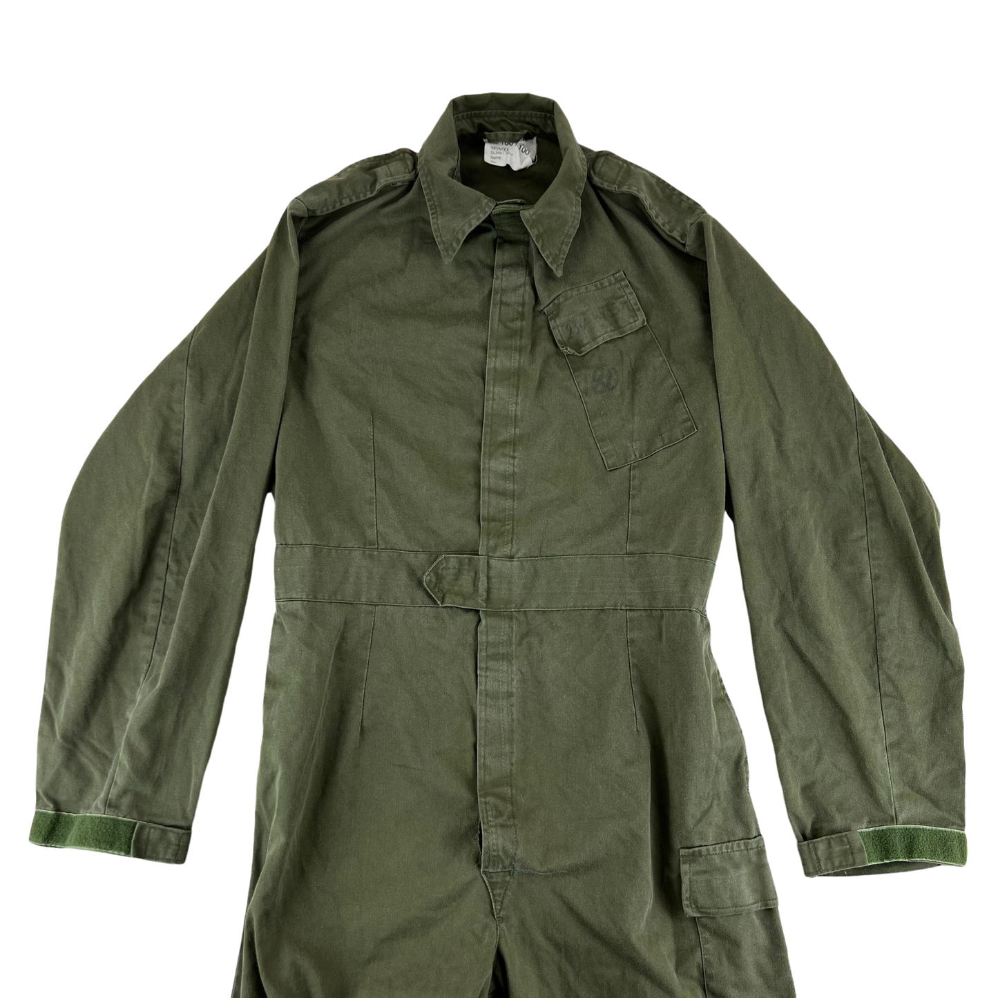 British Army Cotton Work Coveralls Olive Green - Medium 180/100