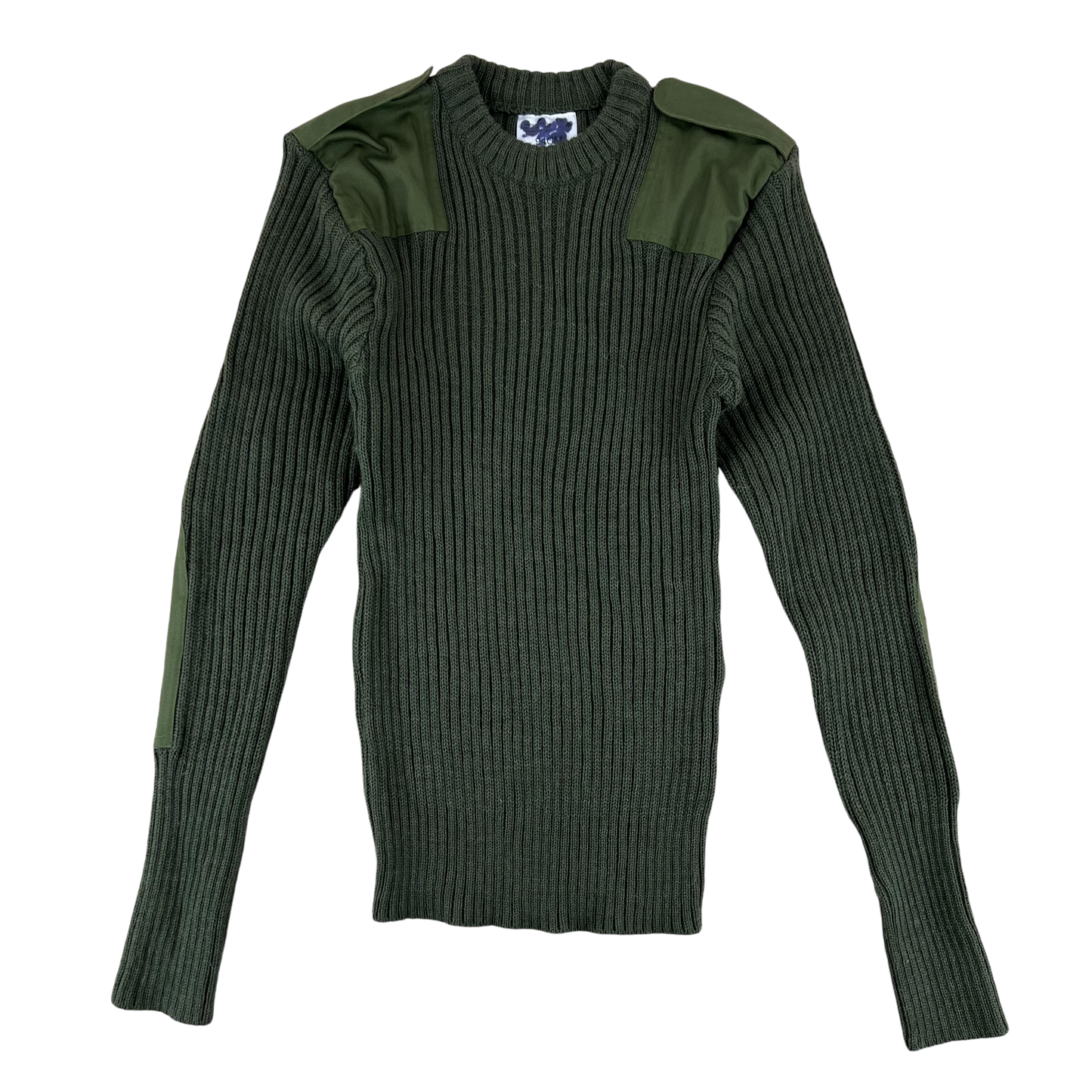 British Army Olive OG Utility Jersey Pullover Jumper - Medium 94cm