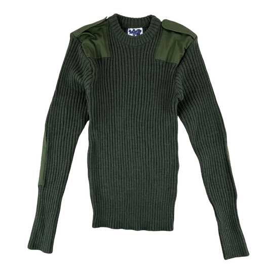 British Army Olive OG Utility Jersey Pullover Jumper - Medium 94cm