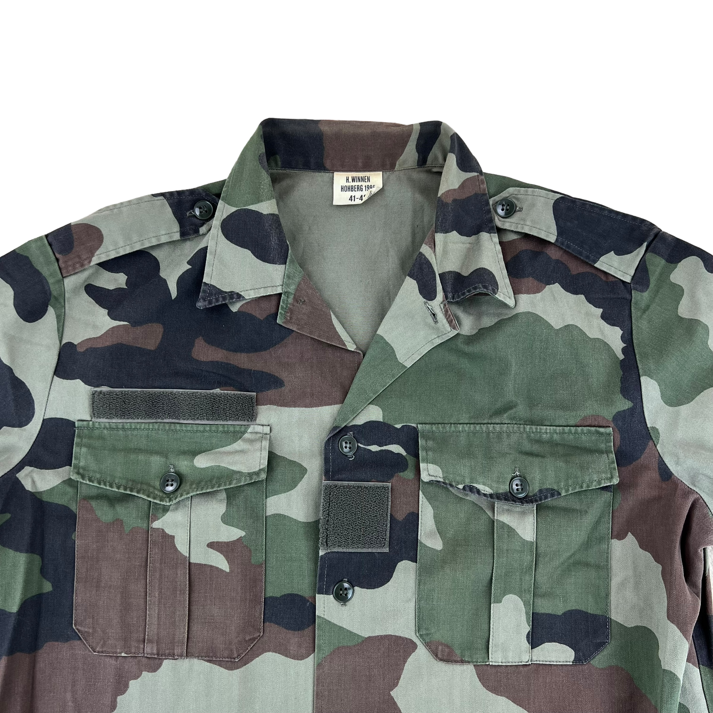 French Army CCE Camo Short Sleeve Field Shirt - Large