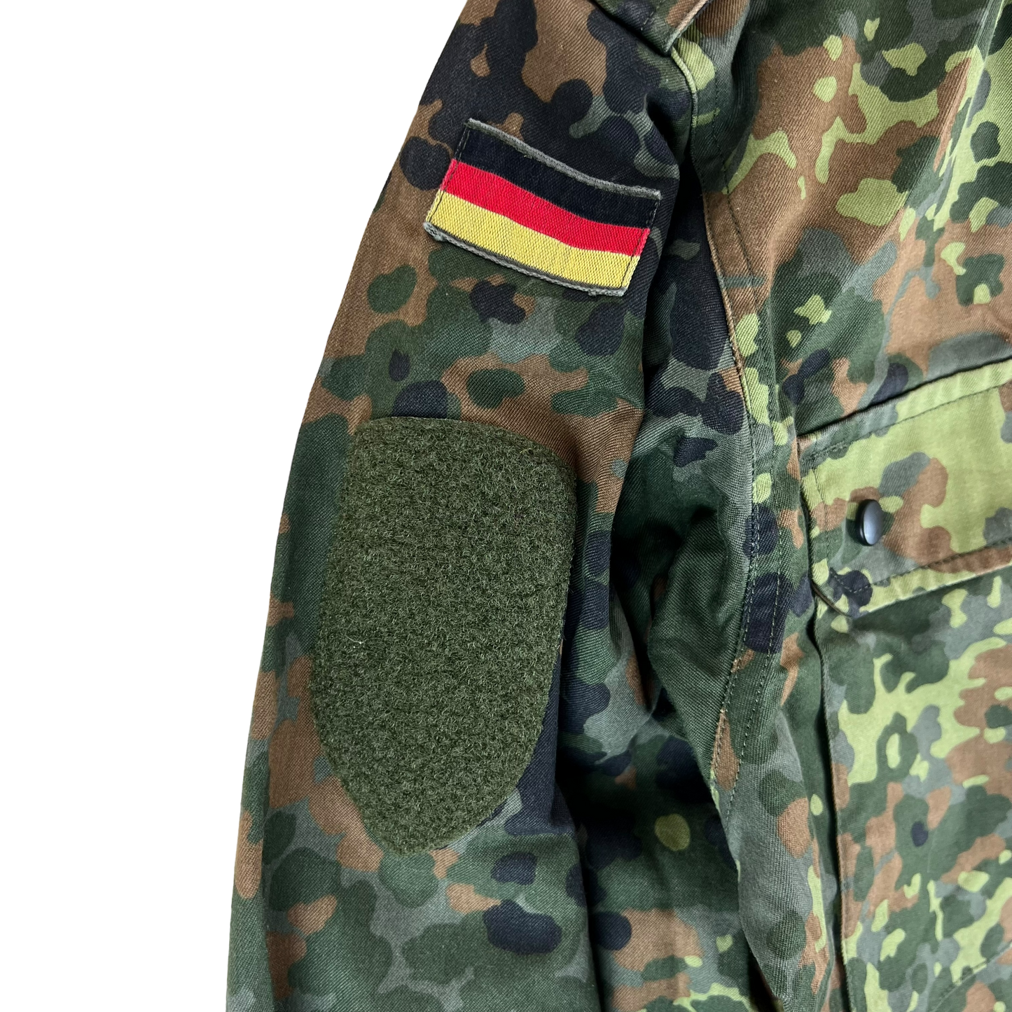 German Army Flecktarn Camouflage Long Sleeve Field Shirt - Medium GrNr 1