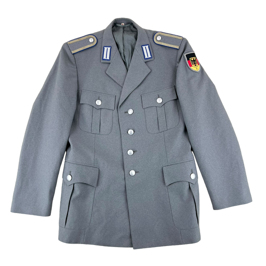 German Army Grey Dress Jacket Logistics Corps Uniform - Medium