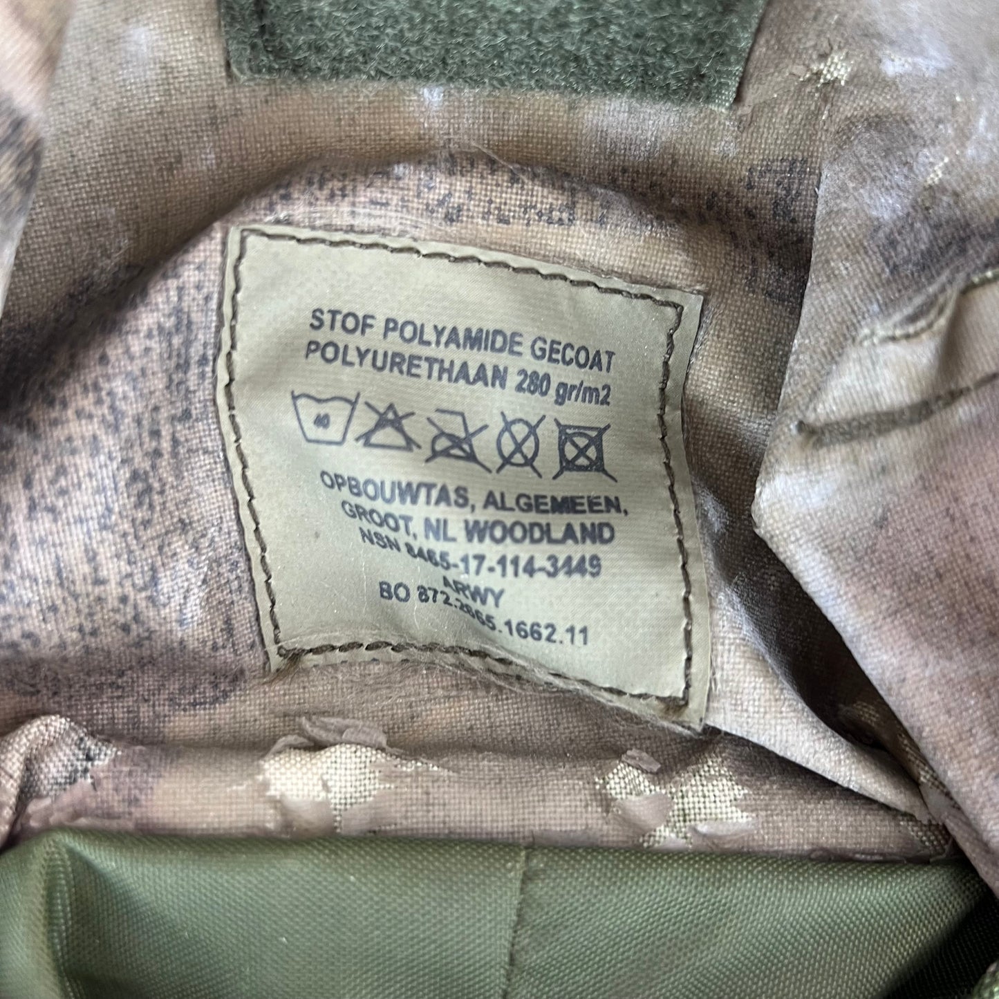 Dutch Army DPM Camo PLCE MOLLE Large Utility Pouch