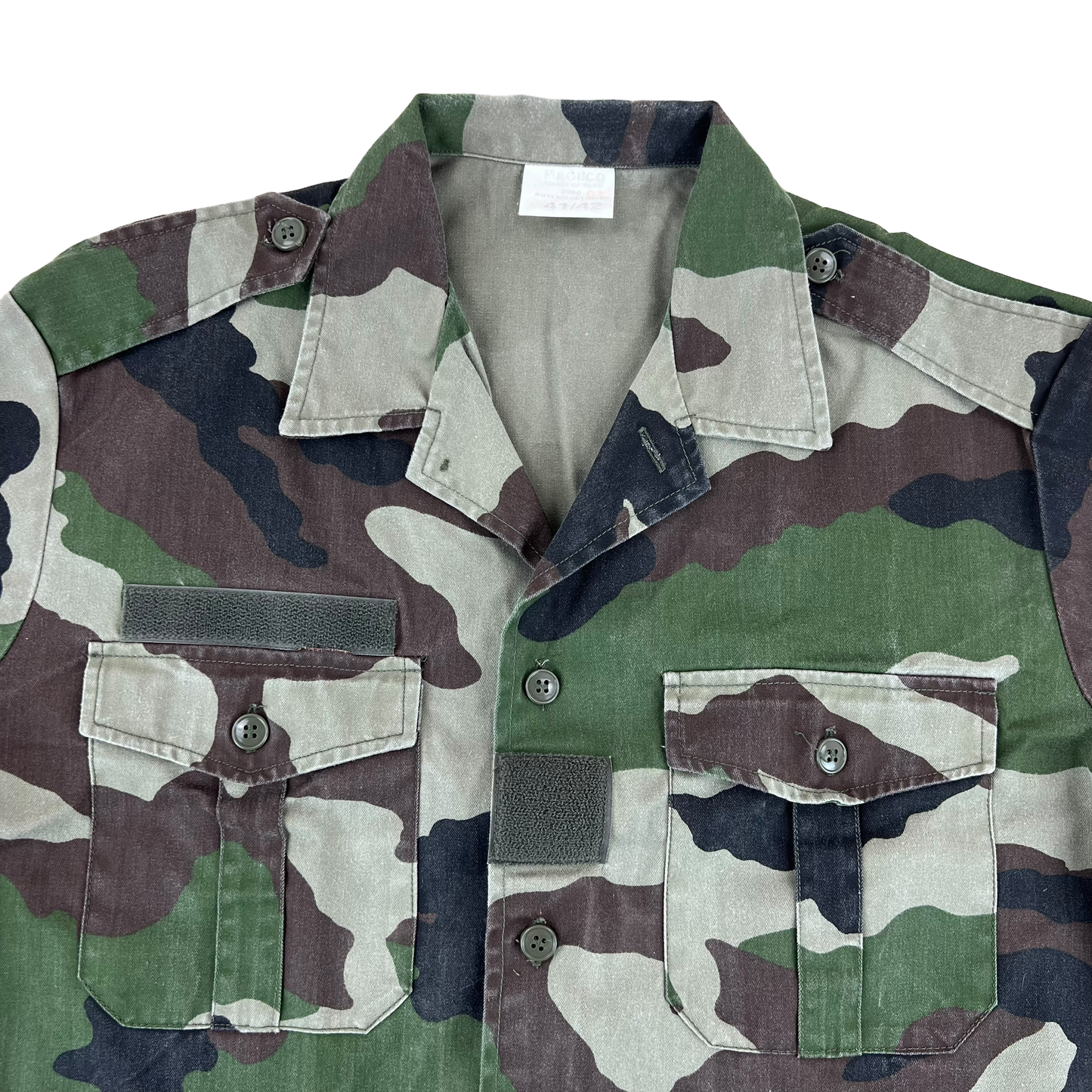 French Army CCE Camo Short Sleeve Field Shirt - Large