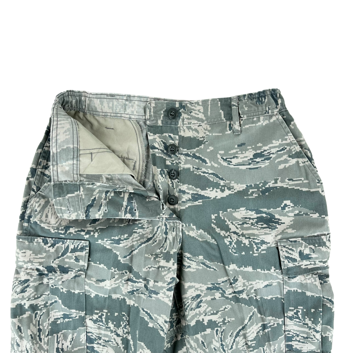 US Air Force Digital Tiger Stripe DTS Pixel Camouflage BDU Combat Trousers - Women's 14S