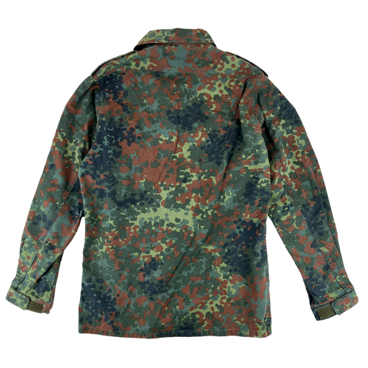 German Army Flecktarn Camouflage Long Sleeve Field Shirt - Medium GrNr 12