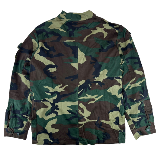 Italian Army Roma 90 Woodland Camouflage Combat Jacket - XX Large