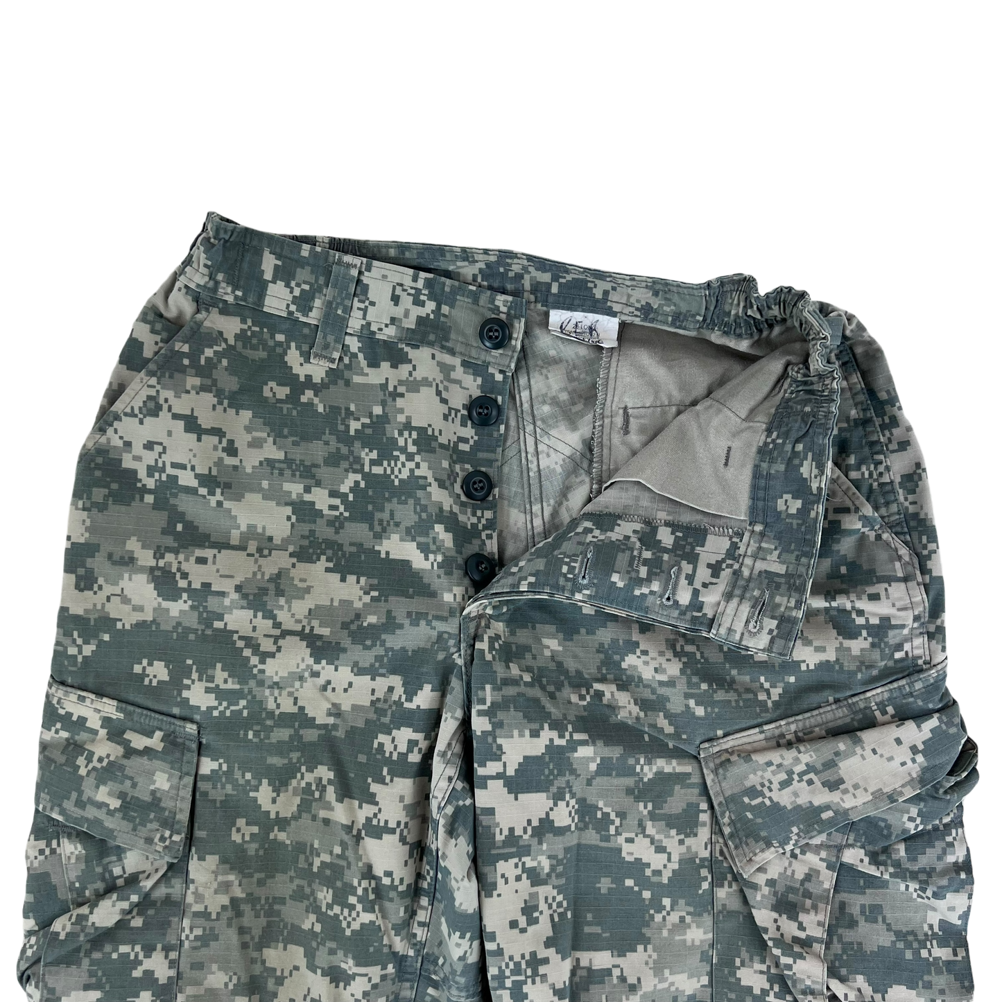 US Army UCP Pixel Camo ACU BDU Ripstop Combat Trousers - W31 L31.5