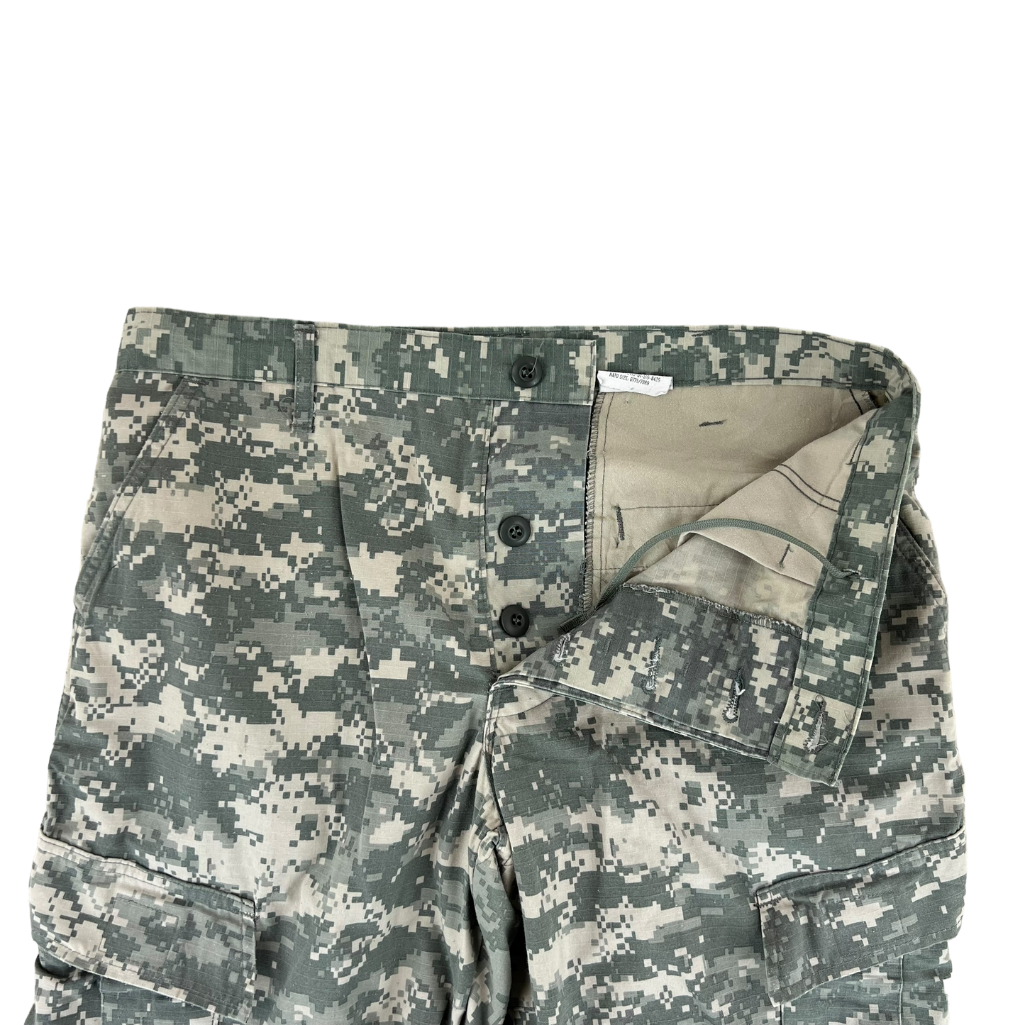 US Army UCP Pixel Camo ACU BDU Ripstop Combat Trousers - W35 L29