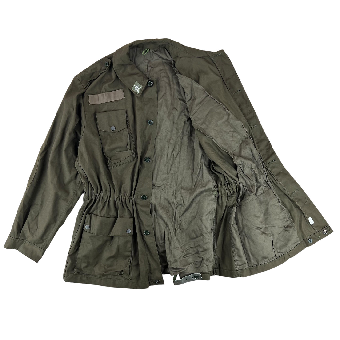 Italian Army Olive Drab Roma 75 Safari Jacket - Large