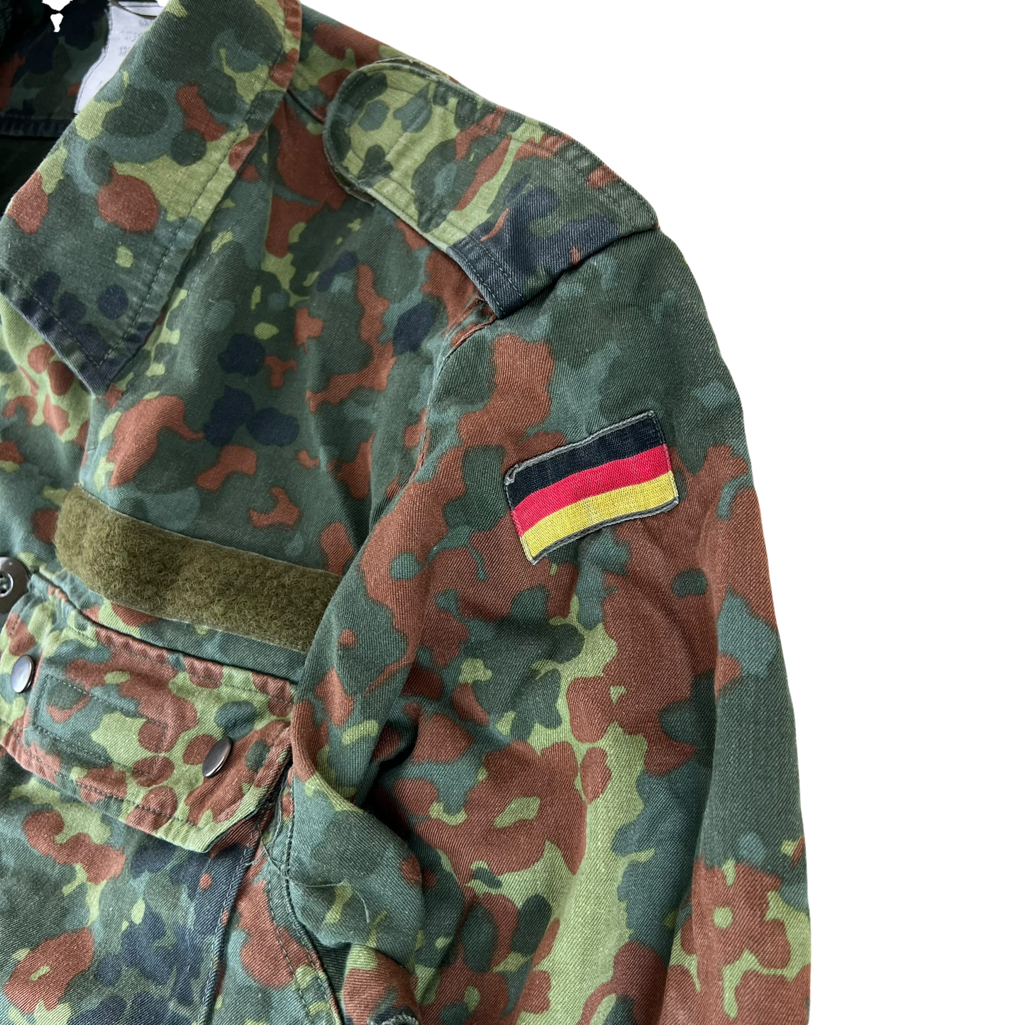 German Army Flecktarn Camouflage Long Sleeve Field Shirt - Medium GrNr 12