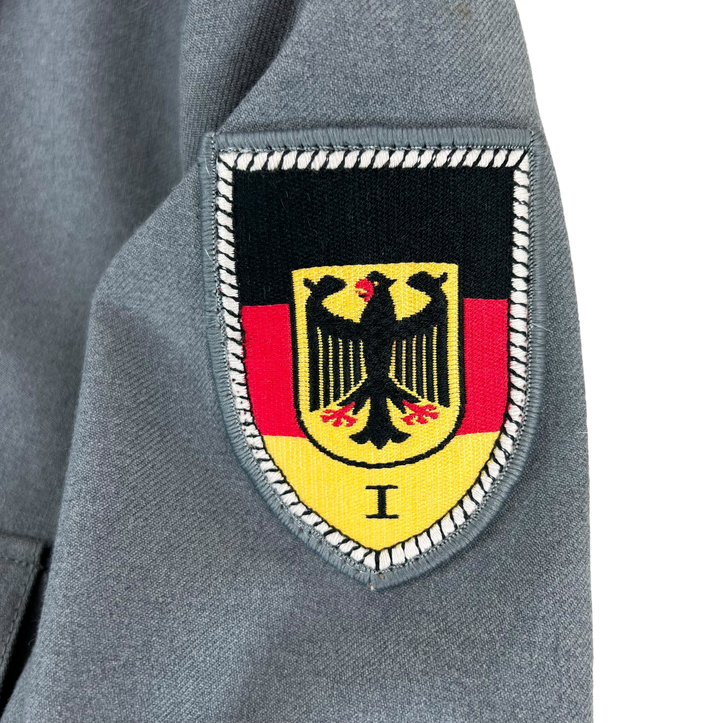 German Army Grey Dress Jacket Logistics Corps Uniform - Medium