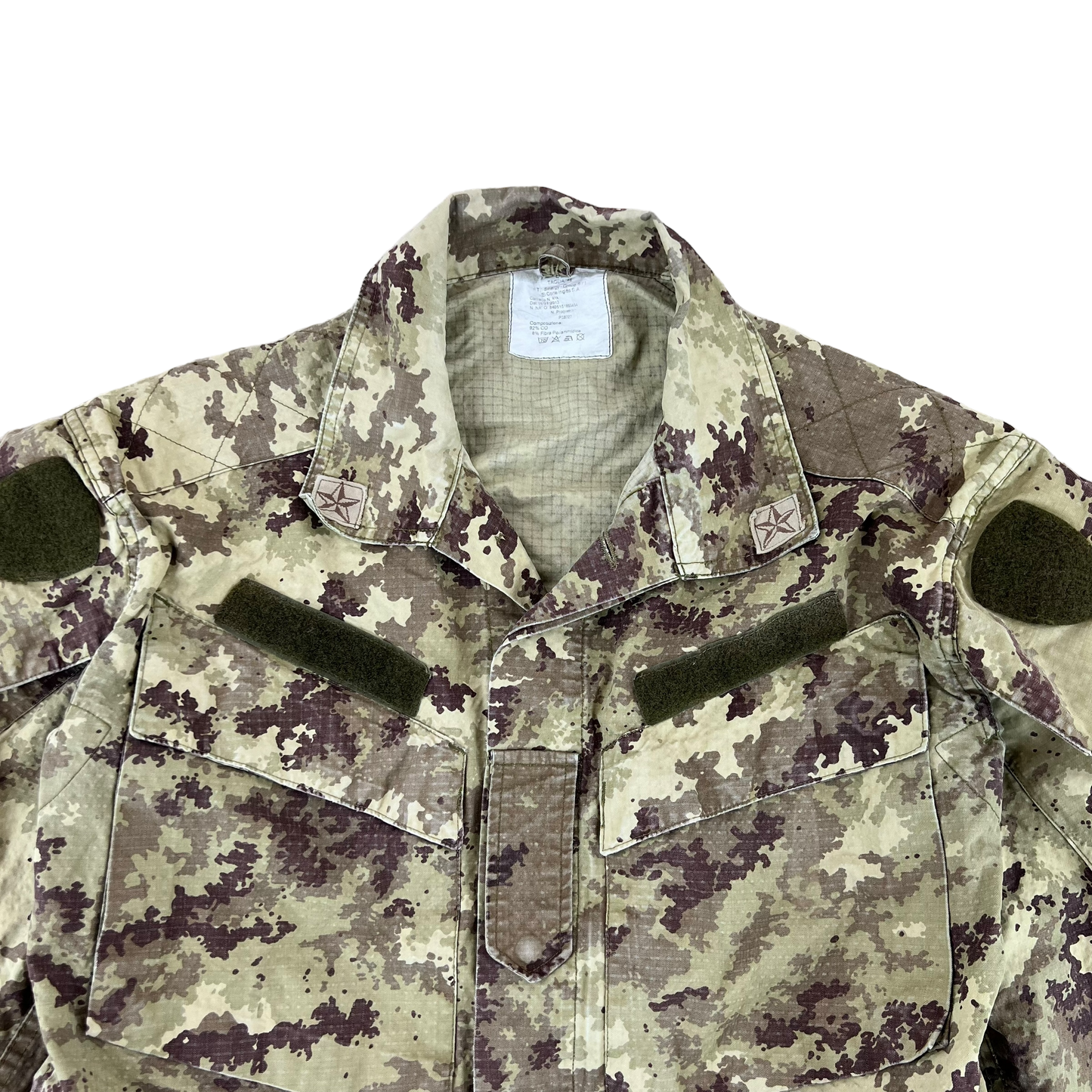 Italian Army M13 Mimetico Vegetato Desert Camouflage Combat Jacket - Large