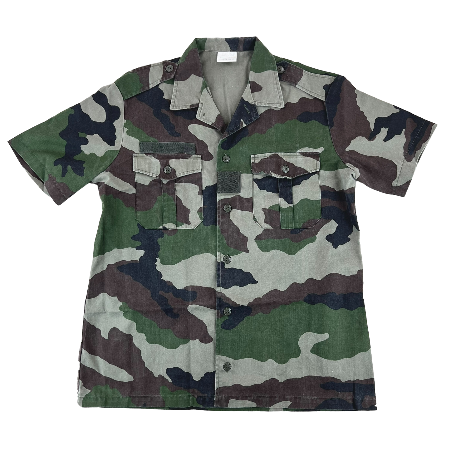 French Army CCE Camo Short Sleeve Field Shirt - Large