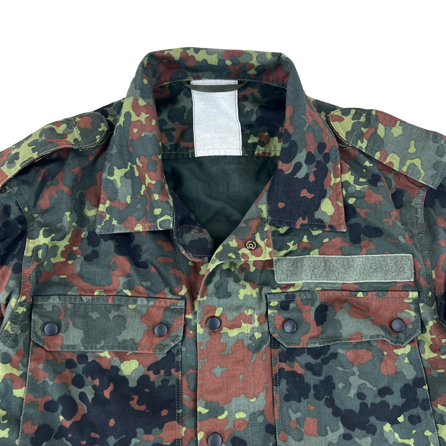 German Army Flecktarn Camouflage Long Sleeve Field Shirt - Large GrNr 3