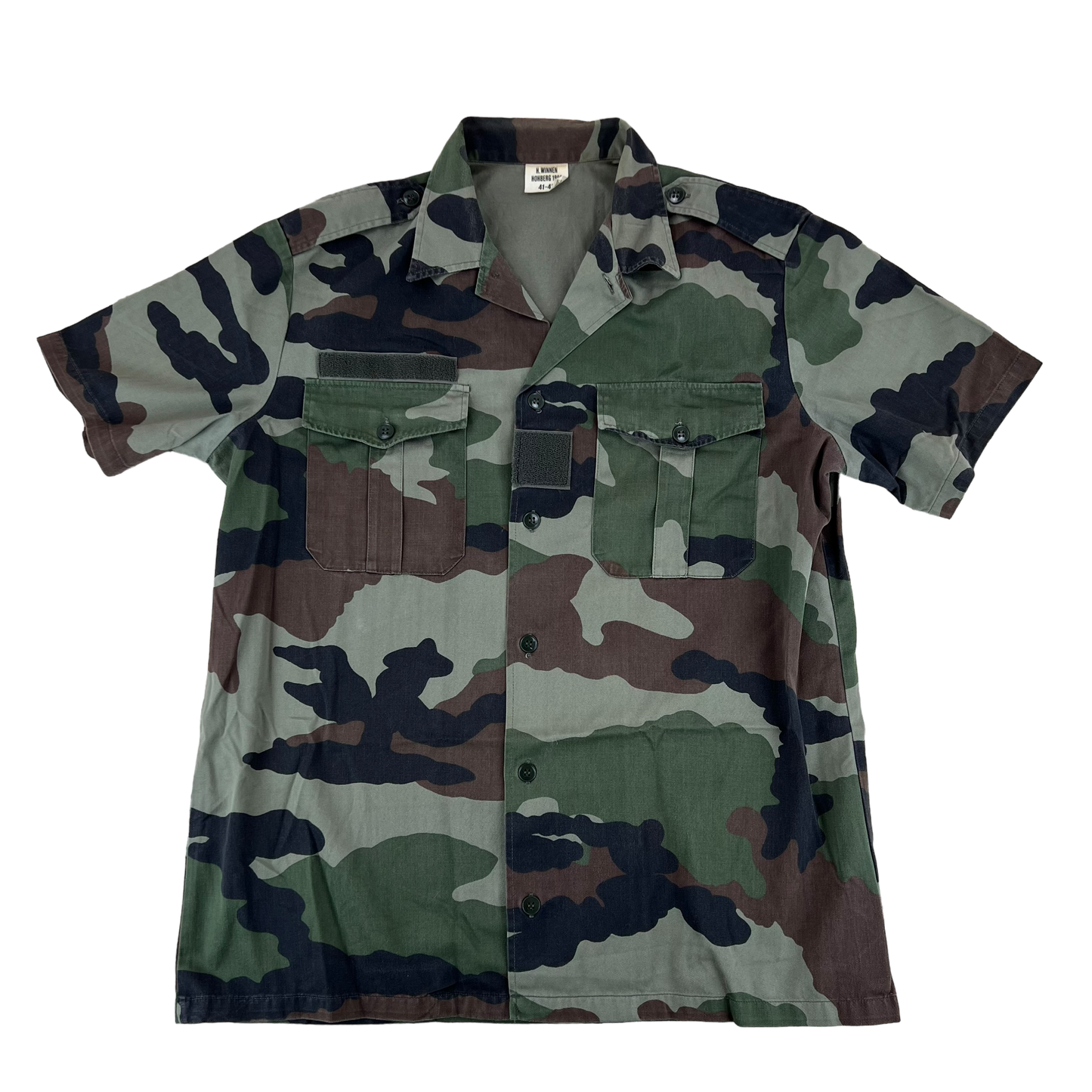 French Army CCE Camo Short Sleeve Field Shirt - Large