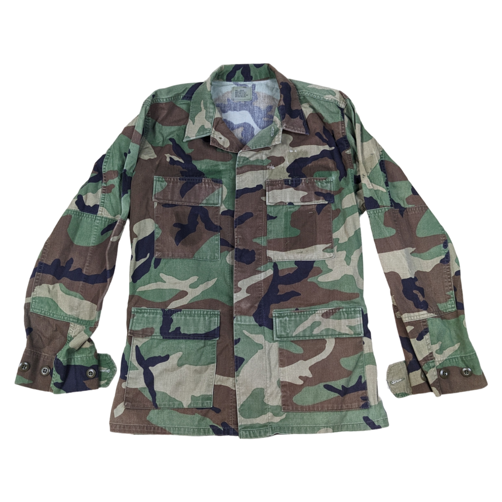 Us Army M81 Woodland Camouflage Bdu Combat Jacket Lambrino Militaria