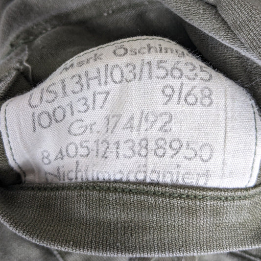West German Army Field Grey Long Sleeve Field Shirt