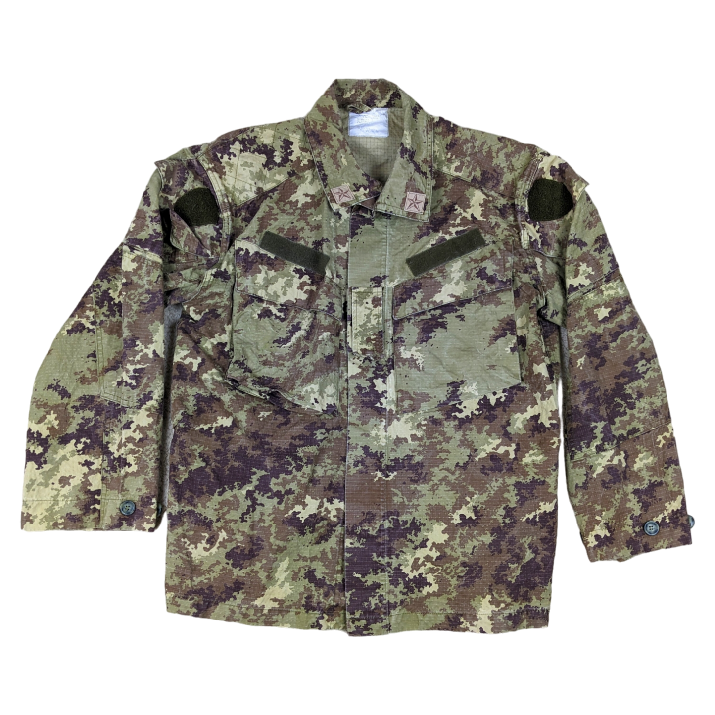 Italian Army M13 Mimetico Vegetato Camouflage Combat Jacket - X Large