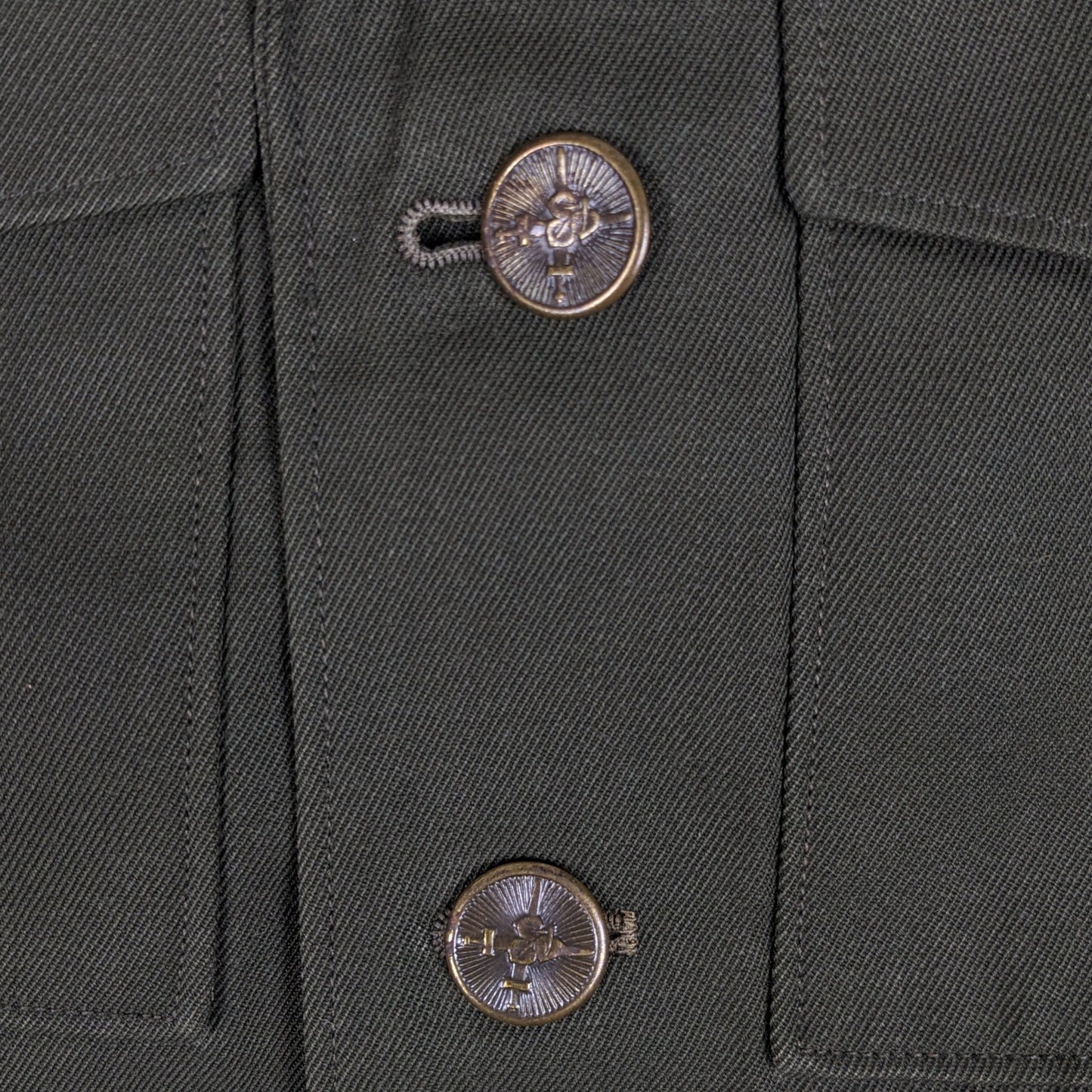 Slovak Army M97 Olive Green Dress Jacket w/ Patch - Medium