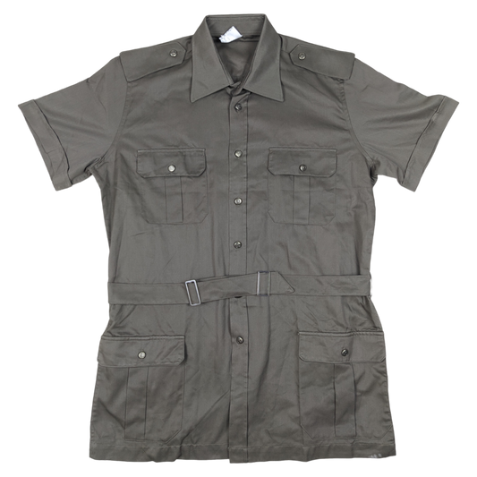 Italian Army Roma 75 Short Sleeve Safari Shirt w/ Belt
