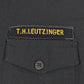 US Navy 80s Black Long Sleeve Service Shirt