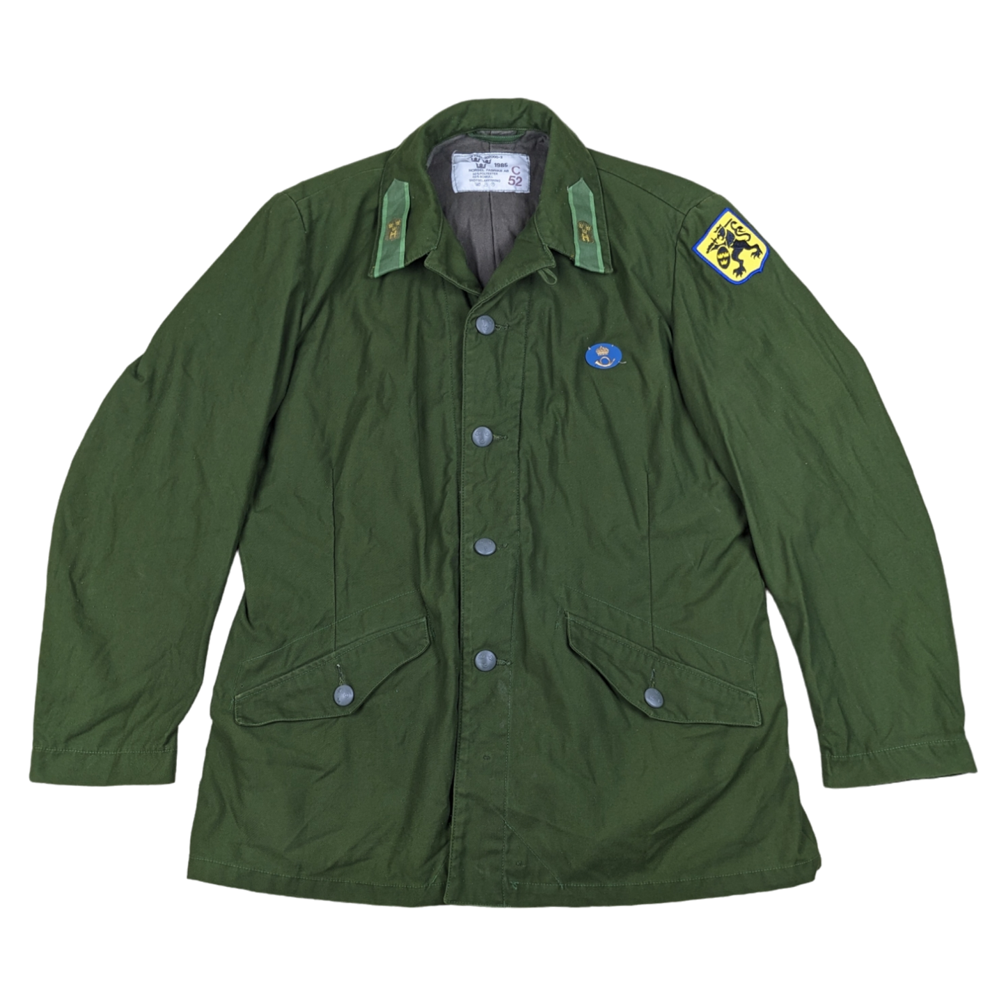 Swedish Army M59 Forest Green Field Jacket - Home Guard & Postverket