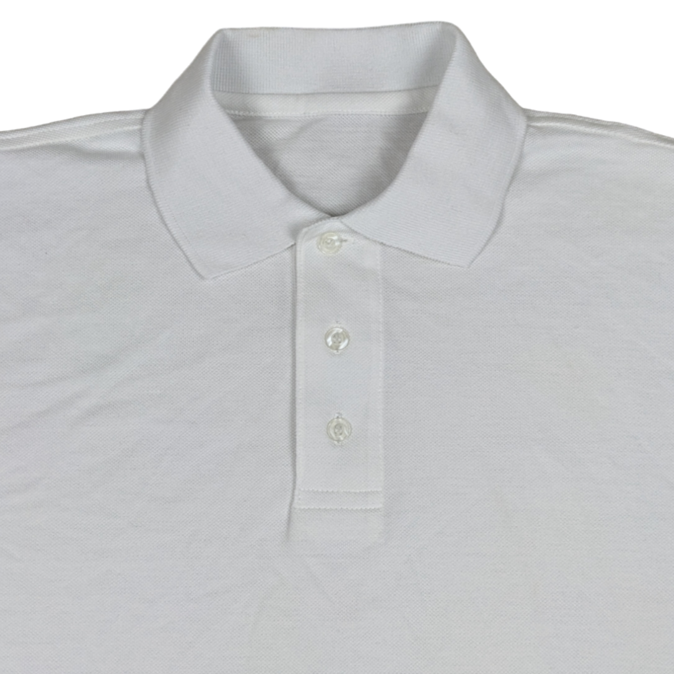 British Army White Polo Style Shirt