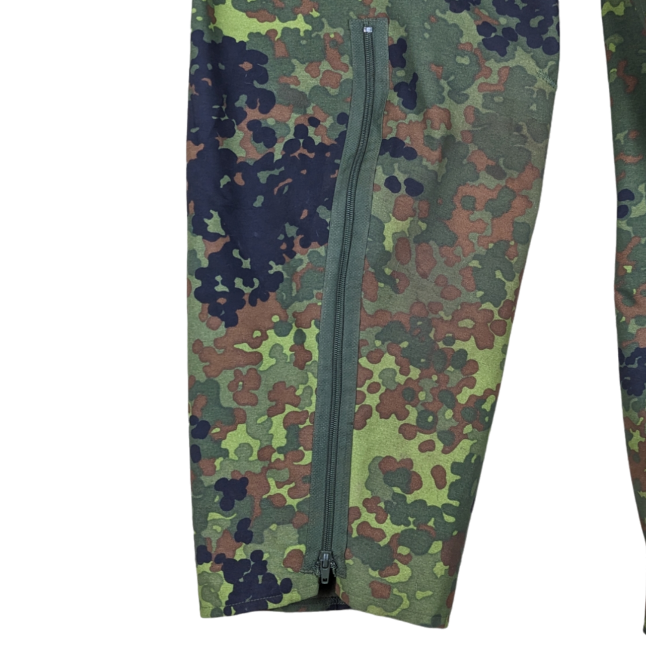 German Army Flecktarn Camo Waterproof Overalls / Overtrousers