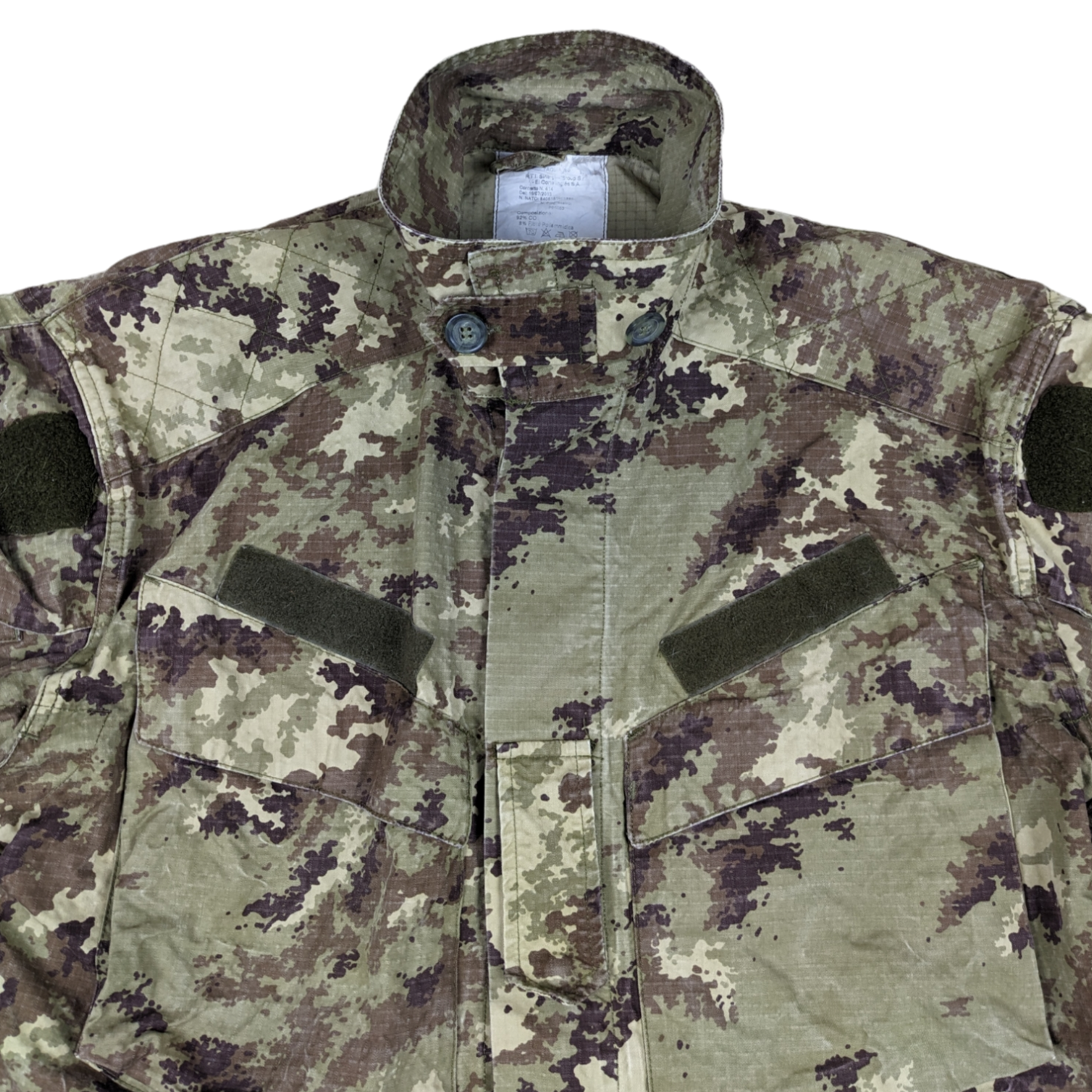 Italian Army M13 Mimetico Vegetato Camouflage Combat Jacket - X Large