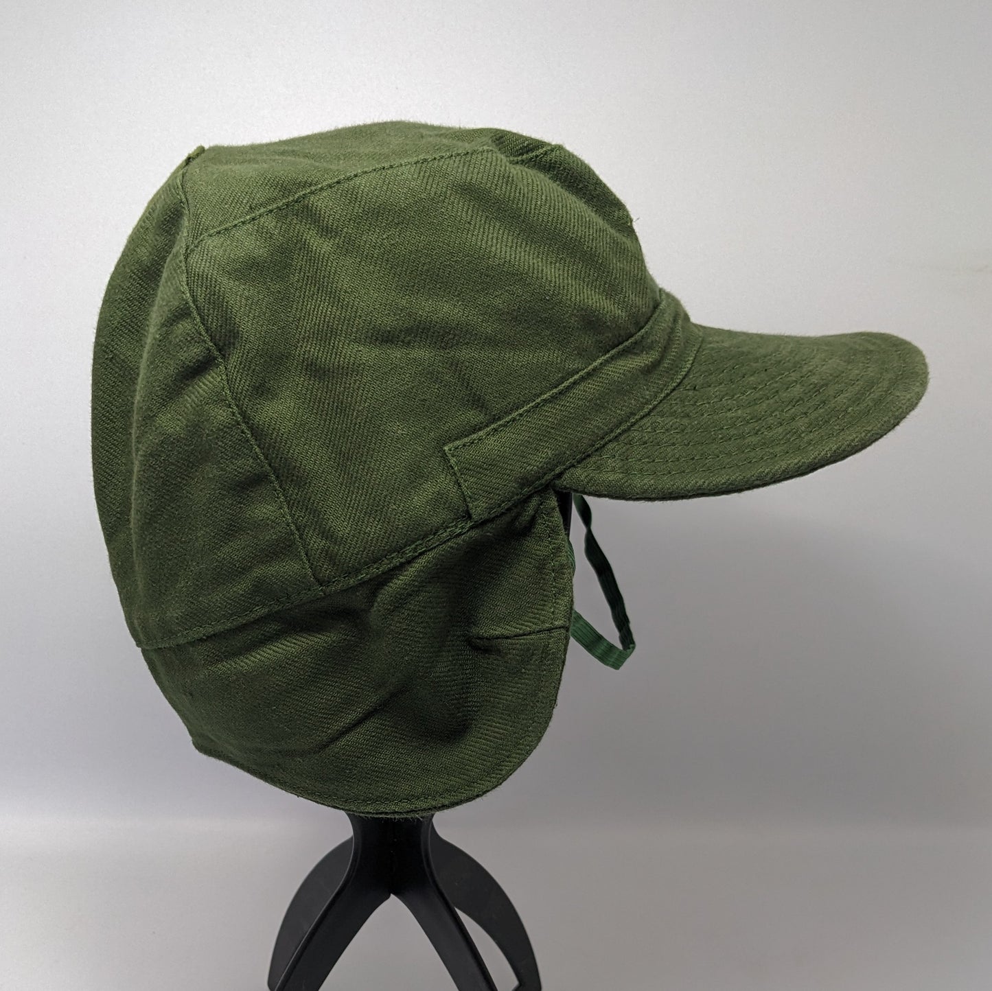 Swedish Air Force M59 Forest Green Fatigue Cap w/ Patch