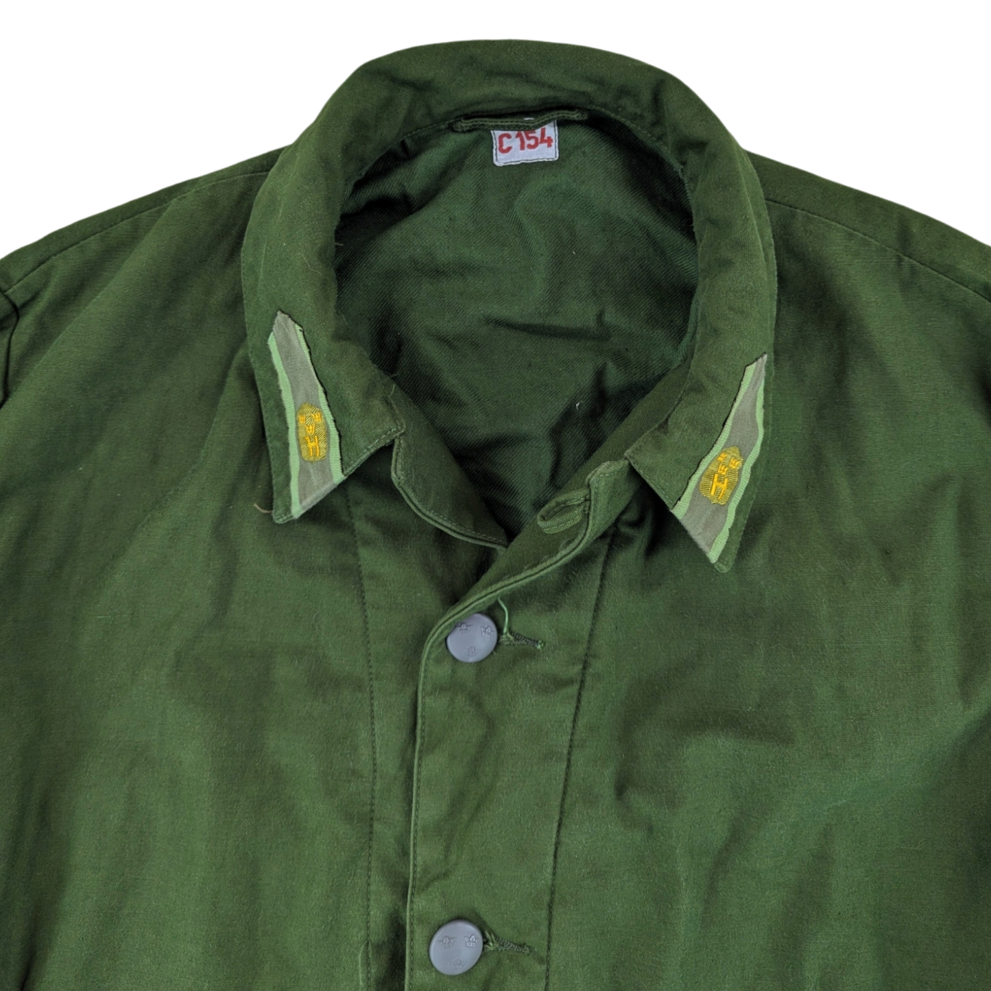 Swedish Army M59 Forest Green Field Jacket - Home Guard - Large