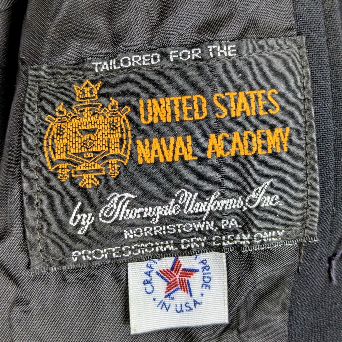 US Naval Academy Merchant Marine Ceremonial "Blue Mess Dress" Jacket