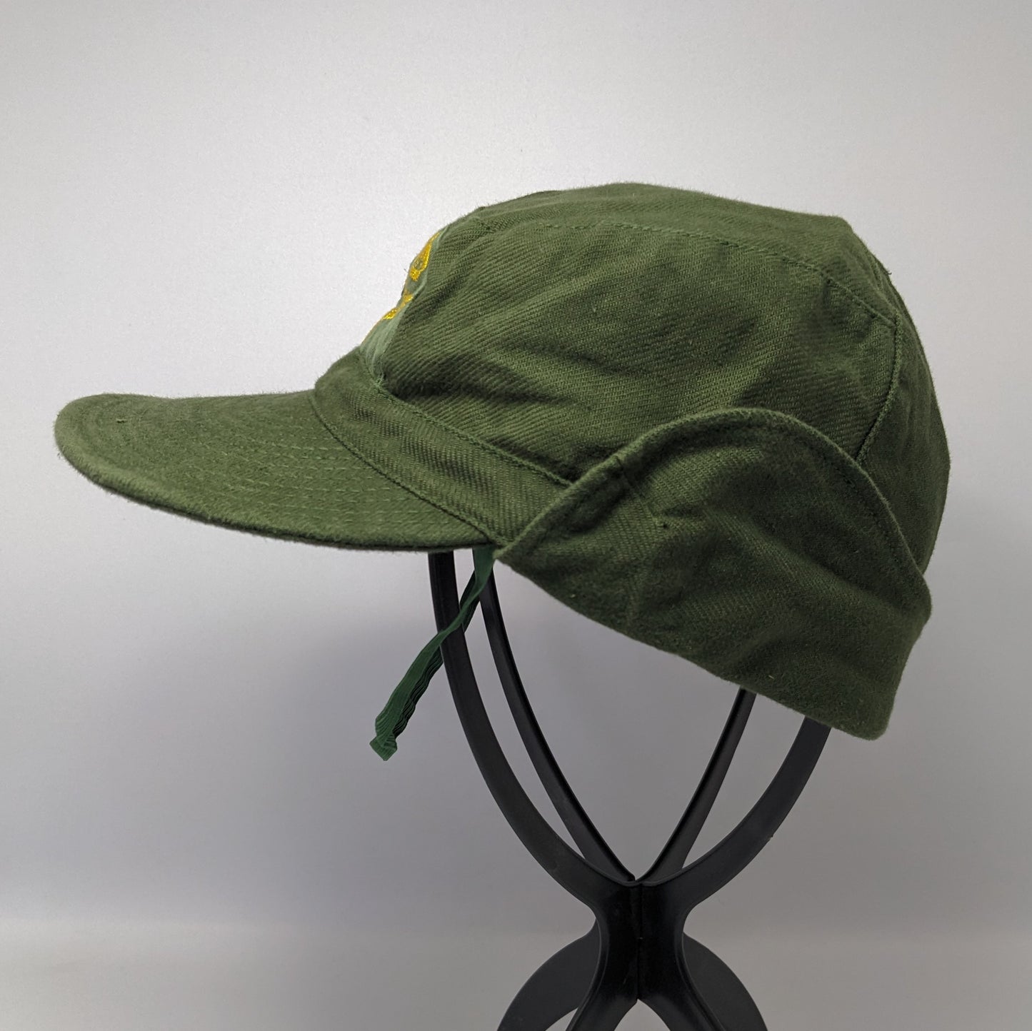 Swedish Air Force M59 Forest Green Fatigue Cap w/ Patch