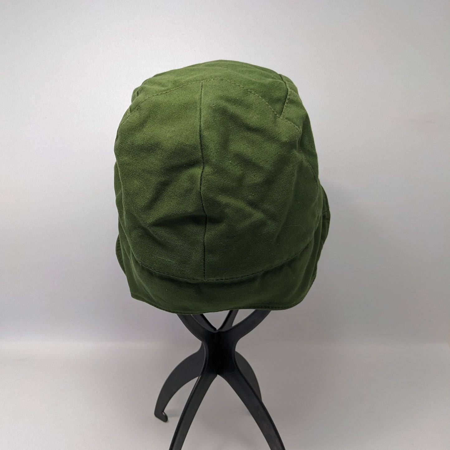 Swedish Army M59 Forest Green Fatigue Cap w/ Officer's Patch