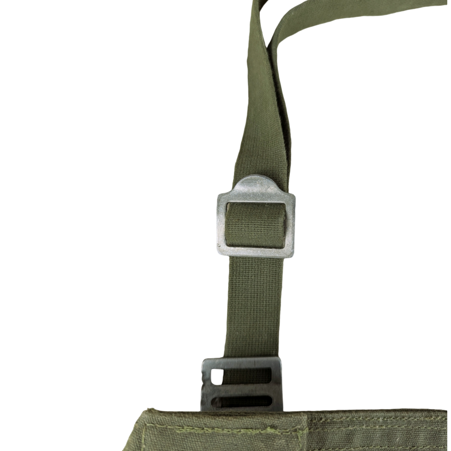 Swedish Army M51 Bag Gas Mask Haversack Olive Green Canvas - #1